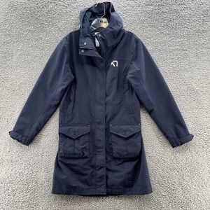 Kari Traa Coat Womens Medium Blue Dalane Parka Full Zip Outdoor Pockets Jacket